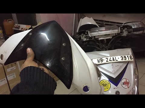 YAMAHA RAY Z 2017 || HEADLIGHT SWITCH CHANGE|| modified scooty || IN HINDI