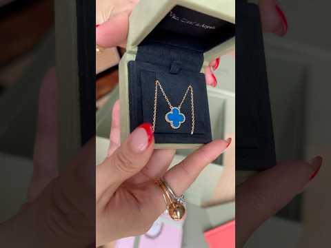 UNBOXING THE NEW RELEASE PREORDERED PIECE FROM VANCLEEF AND ARPELS | AGATE BLUE #lvlovercc #shorts