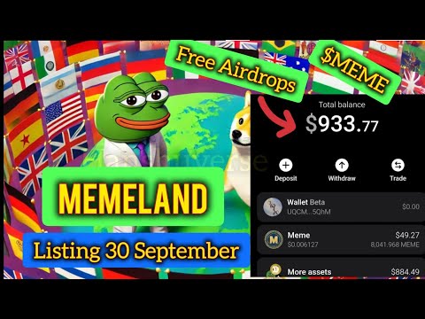 Memeland listing date | Memeland airdrop claim | Memeland Withdrawal | Hanshuverse