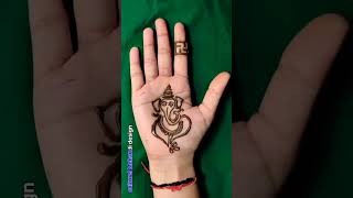 Ganpati-inspired Mehndi Magic! | Cultural Mehndi Design Shorts 🙏🙏