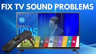 How to fix Volume & audio problems in all television brands