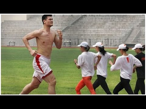 When Jeremy Lin(191cm) run into Yi Jianlian (213cm) and the final boss Yao Ming(229cm)