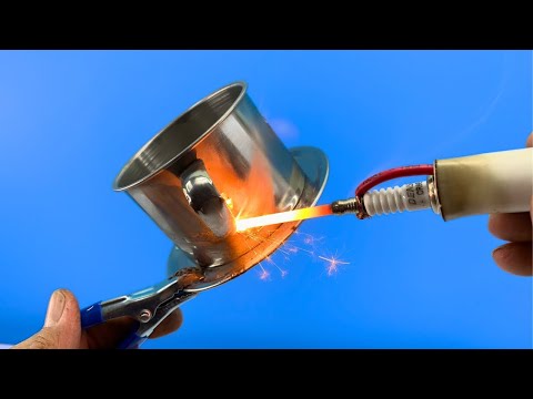 Don't throw away old batteries!Genius invention with Welding machine that you won't Believe!