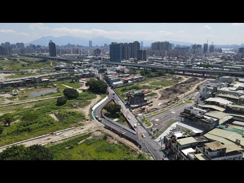 空拍  新莊塭仔圳二區 裝圍籬  瓊林  施工現況  20240704