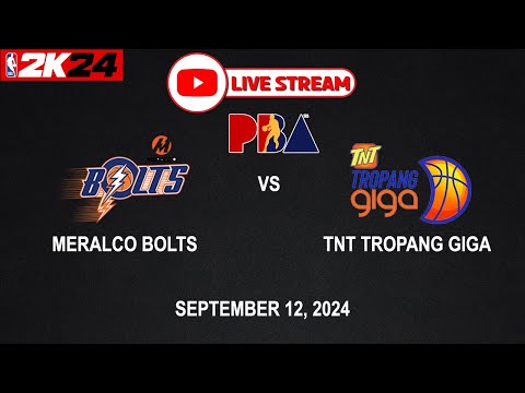 LIVE NOW! MERALCO BOLTS vs TNT TROPANG GIGA | PBA SEASON 49 | September 12, 2024 | CPU vs CPU