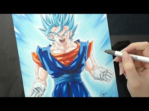 Speed Drawing - Vegetto Blue (Dragon Ball Super)