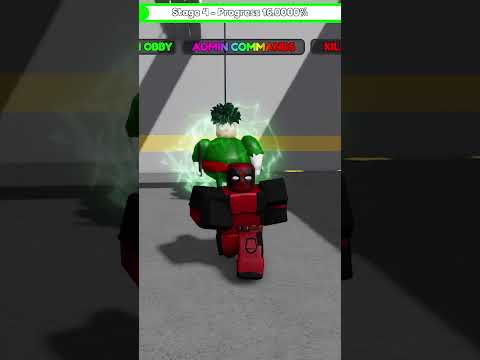 DEADPOOL BYE BYE escape DEKU PRISON RUN OBBY #roblox #shorts