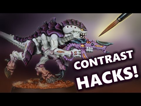 Contrast Hacks! How to Paint Hive Fleet Leviathan Tyranids for Warhammer 40k | Tutorial