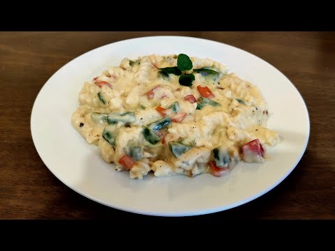 Creamy Cheesy White Sauce Pasta