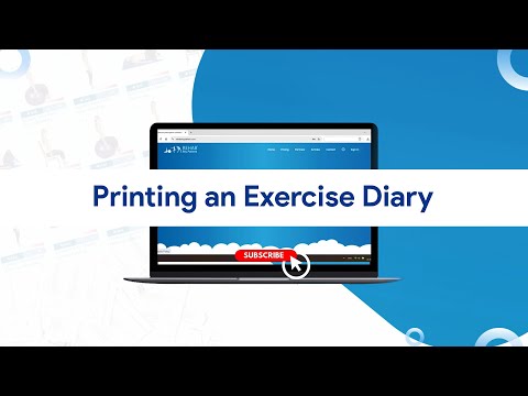 Printing an Exercise Diary in Rehab My Patient