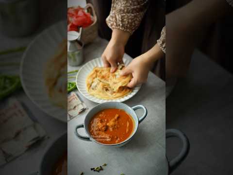 Flaky Roti Canai Recipe  #shorts