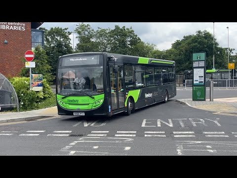 Buses at Newbury Wharf Bus Station - Saturday 13th July 2024