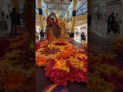 Beautiful Deepavali Decorations Sunway Pyramid Shopping Mall Sunway City Subang Jaya Selangor