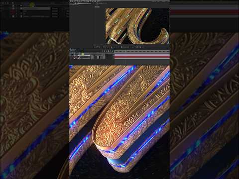 After Effects 3D Golden Text Animation | Watch Full Tutorial Now