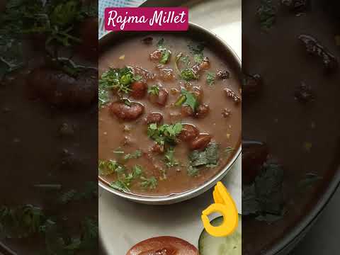 Rajma Foxtail Millet #thali #healthy #millet