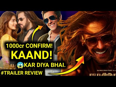 1000cr CONFIRM | Kisi Ka Bhai Kisi Ki Jaan Trailer Review | Salman Khan Trailer Review & Reaction 🔥