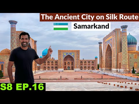 The Heart of Silk Route 🇺🇿 S8 EP.16 | Samarkand | Pakistan to Japan Motorcycle