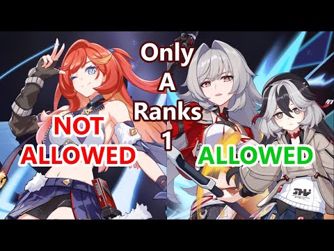 Only A Ranks: S ranks are prohibited here😦 (Honkai Impact 3rd)