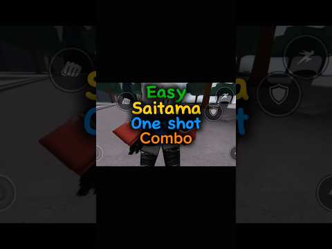 Easy Saitama combo #saitamabattlegrounds #strongestbattlegrounds #roblox #games