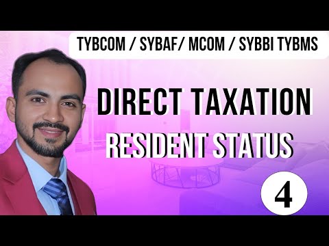 #4 SYBAF/TYBCOM/TYBMS/MCOM/TYBBI | Residential status | Direct Tax |Sem 5 || SEM 3 || AY 24-25 |