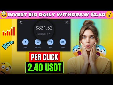 INVEST $8 DAILY WITHDRAW $2.40 (🔥PROOF) : (DO NOT MISS❌) USDT MINING WEBSITE 🚀 HIGH PROFIT WEBSITE 🎁