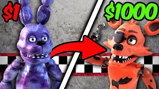 $1 vs $1000 FNAF Action Figures...