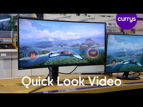 MSI MAG 341CQP QD Ultra Wide Quad HD 34” Curved OLED Gaming Monitor - Quick Look