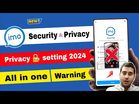 How to set security and privacy settings of imo | Imo privacy settings 2024 | imo new privacy update