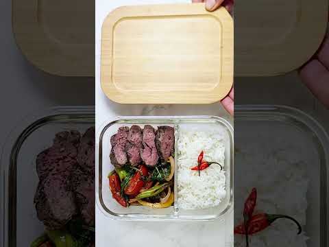 What's For Lunch? Thai chilli basil steak! #lunchbox #healthyfood #thaifood