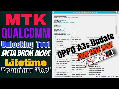 🎁Gift Free Unlocking Latest Tool 2022 | MediaTek Qualcomm Flashing Pattern Frp Mi Account UnlockTool