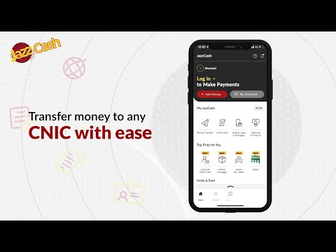 Send Money on CNIC via JazzCash App