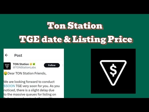 Ton Station ($Soon) Withdrawal:Listing date and Listing Price