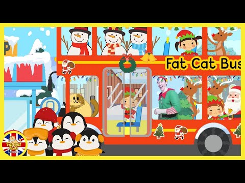 Wheels on the bus | Kids songs |Learn british english with mr mike | Christmas songs for kids