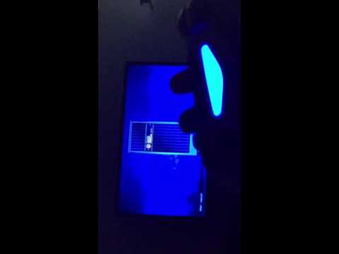 Magical glowing Tetris controller