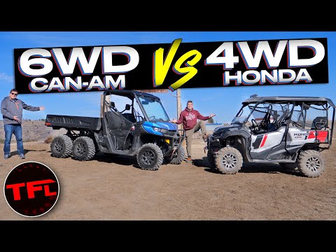 Do More Wheels Get You More Places? Can-Am Defender 6x6 XT vs Honda Pioneer 1000-5 Trail