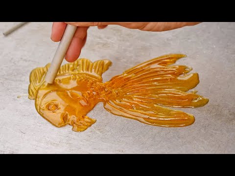 Sugar Painting - Chinese Traditional handicrafts #Squid Game