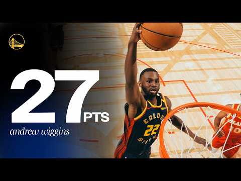 Andrew Wiggins Leads Warriors to 23-Point Victory over Atlanta Hawks | Nov. 20, 2024