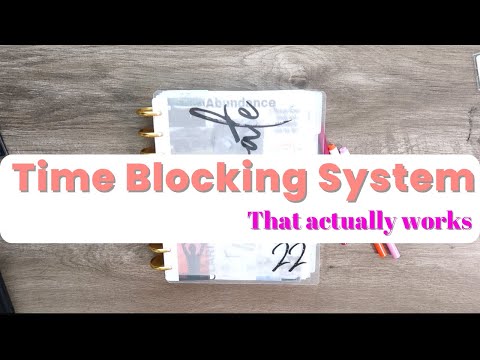 How To Time Block In A Planner | Time Management Hack For Anyone