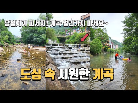 당일치기 피서지! 도심 속 시원한 계곡 | 계곡 멀리가지 마세요~ | 7월~8월에 가면 좋은 계곡 | 당일치기 여행 | 국내여행