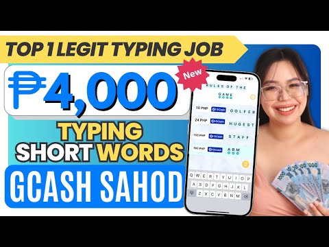 EASY TYPING JOB! P4,000 PAY-OUT SA GCASH | JUST TYPE SHORT WORDS | NO PUHUNAN | 101% LEGIT CASH-OUT