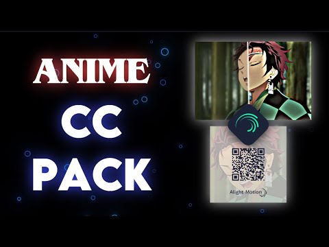 Anime CCs pack for Alight Motion