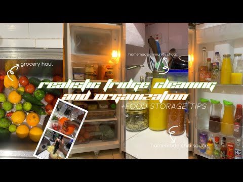 Realistic fridge organization and cleaning + food storage tips to keep your food fresh