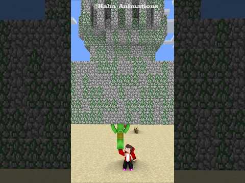 Mikey and JJ show off their talent #minecraftanimation #funny