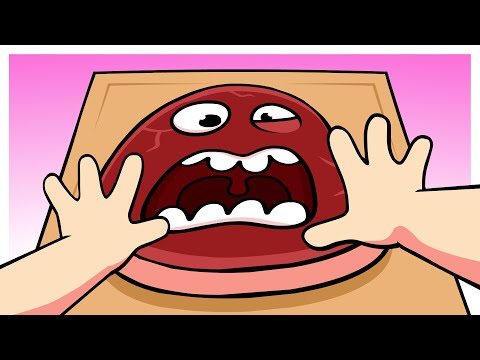 CHARLIE THE STEAK vs Oi oi oi Red Larva (Animation meme)