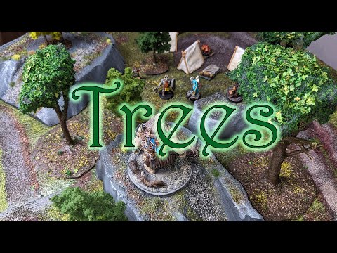 Making Trees as scatter Terrain for Dungeons & Dragons.