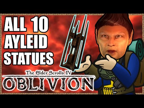 ALL 10 AYLEID Statues | "The Collector" Walkthrough/Guide - TESIV: Oblivion