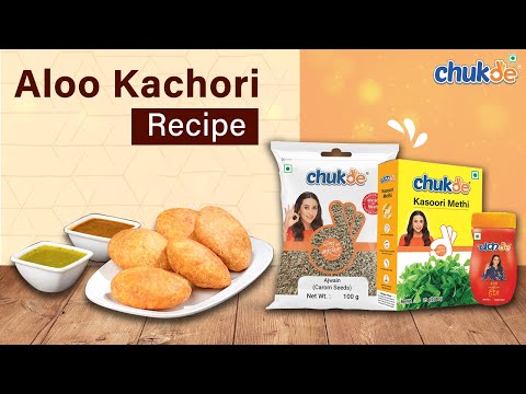 Market Style Khasta Aloo Kachori Recipe | Chukde Spices