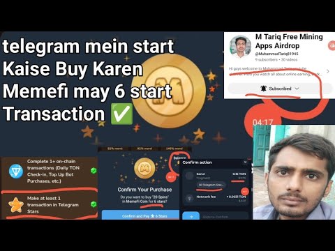 Telegram Mein Start Kaise Buy Karen And Memefi May 6 Start Transmission ✅ Successful full detail