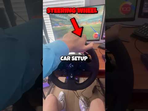 i played rocket league on a real car setup