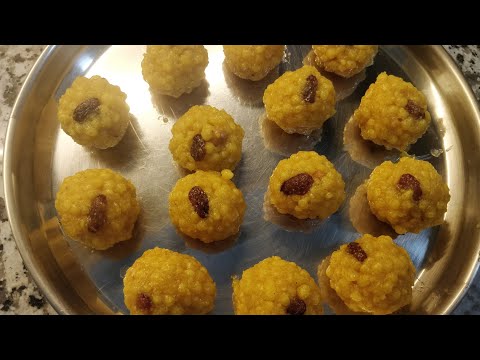 How to prepare Boondi ladoo | Boondi ladoo sweet recipe |